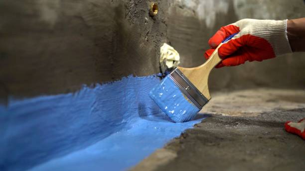 Commercial Waterproofing project at a Cliffside Park, NJ business property by SJ Waterproofing Pros